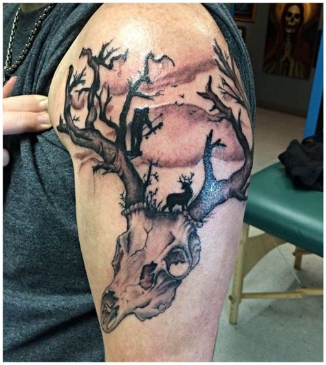 deer hunting tattoos